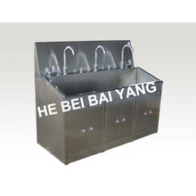 (C-51) Stainless Steel Inductor Basin in Aseptic Room